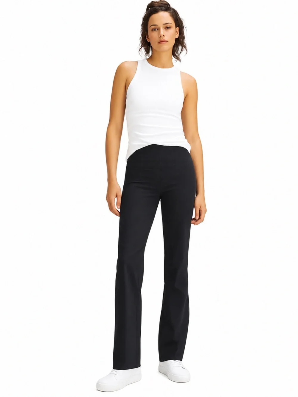 Lululemon Smooth Fit Pull-On High-Rise Pants Black Size 6 Tall EUC!